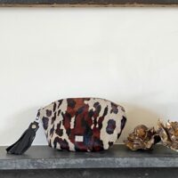 Cowhide Boho Purse Cloud Leopard