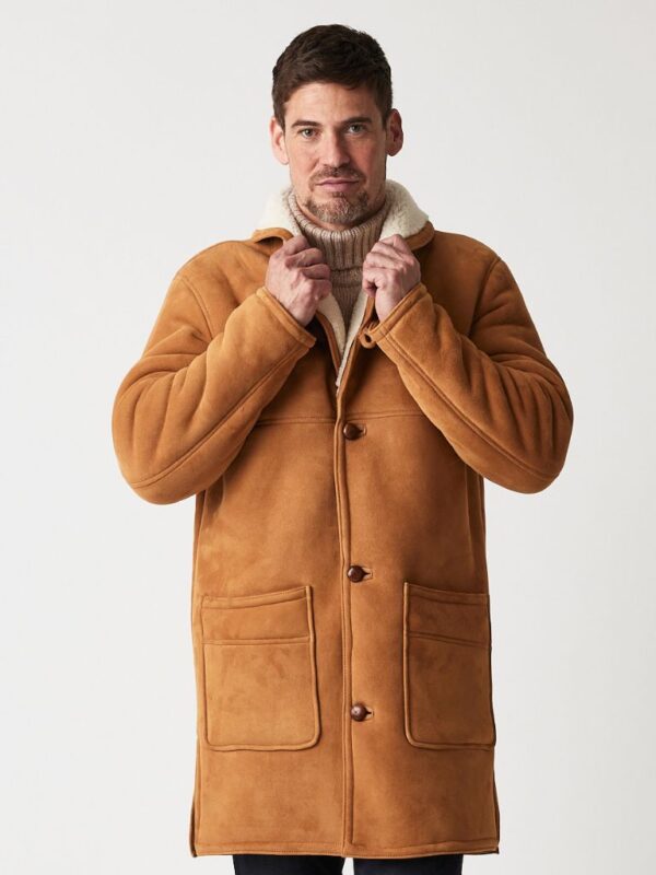 Mens-Sheepskin-Coat-Picassco-Brandy-Cream-by-Owen-BArry