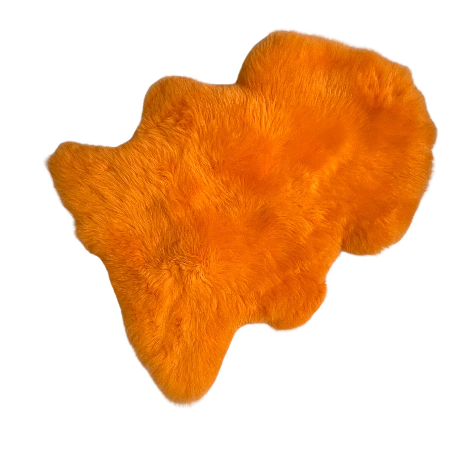 Sheepskin Rug British Luxe Orange by Owen Barry