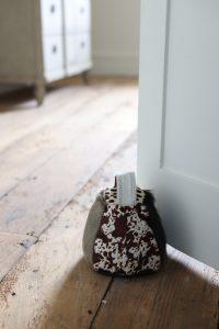 Cowhide Doorstop Multi Brown Chairman