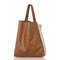 Sheepskin Shoulder Bag Brandy Chippendale - Yatton - Back