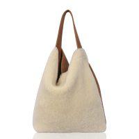 Sheepskin Shoulder Bag Brandy Chippendale - Yatton - Front