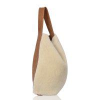 Sheepskin Shoulder Bag Brandy Chippendale - Yatton - Side