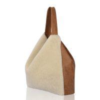 Sheepskin Shoulder Bag Brandy Chippendale - Yatton - Side 2