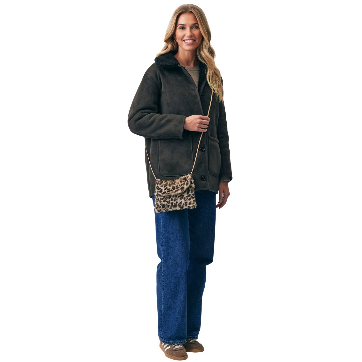 Sheepskin crossbody bag boo (4) Sheepskin crossbody bag boo Leopard Print