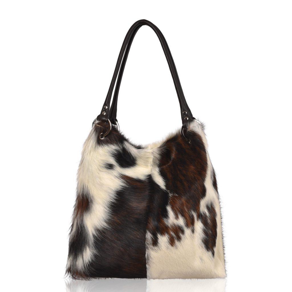 Baldinini Trend Bicolor Cowhide Shoulder Bag