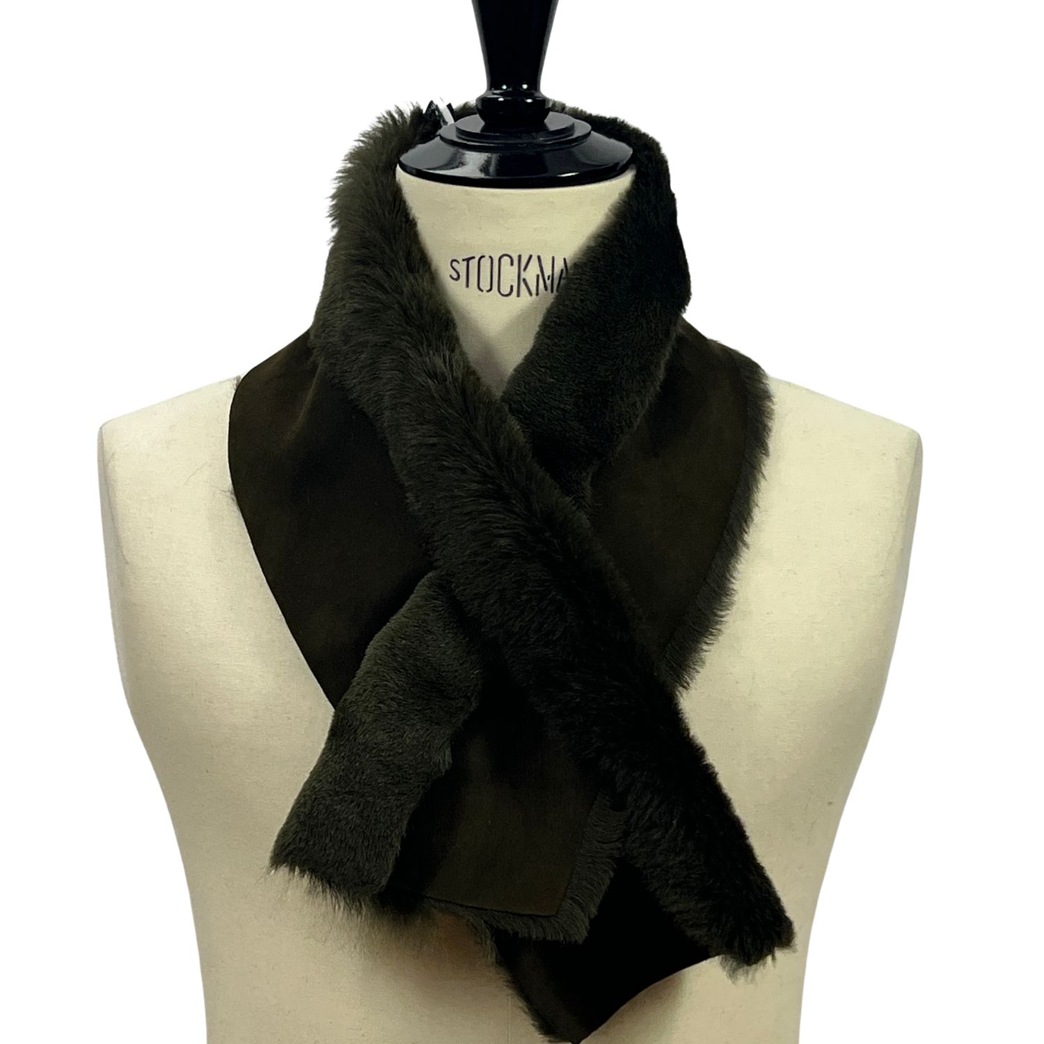 Raw Edge Tucker Olive Ironed