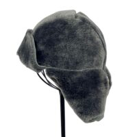 SHEEPSKIN TRAPPER WOOL OUT SUKI CROMITA GREY (2) SHEEPSKIN TRAPPER WOOL OUT SUKI CROMITA GREY (5)