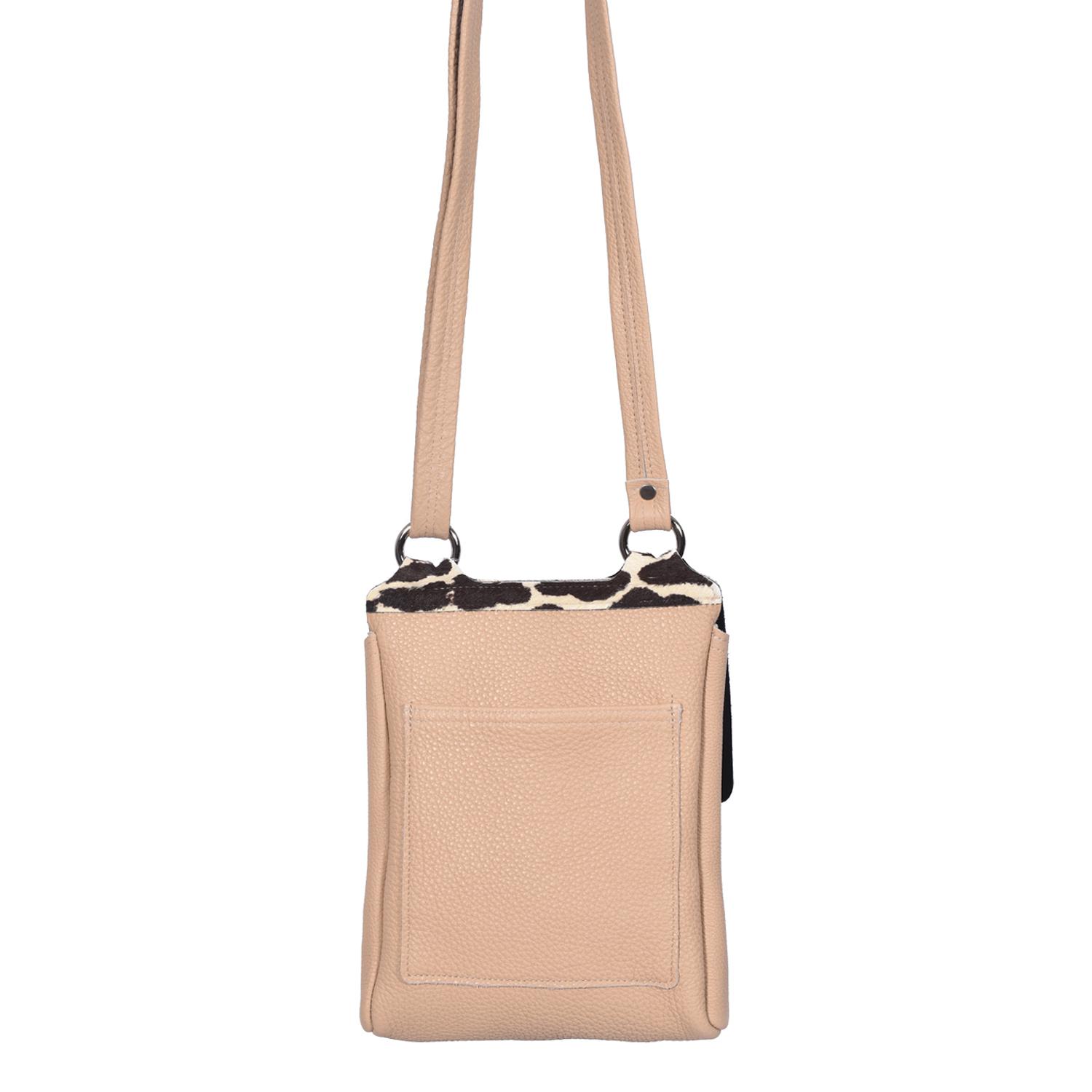 Cowhide Crossbody Jaguar Pebbles - Flora (3)