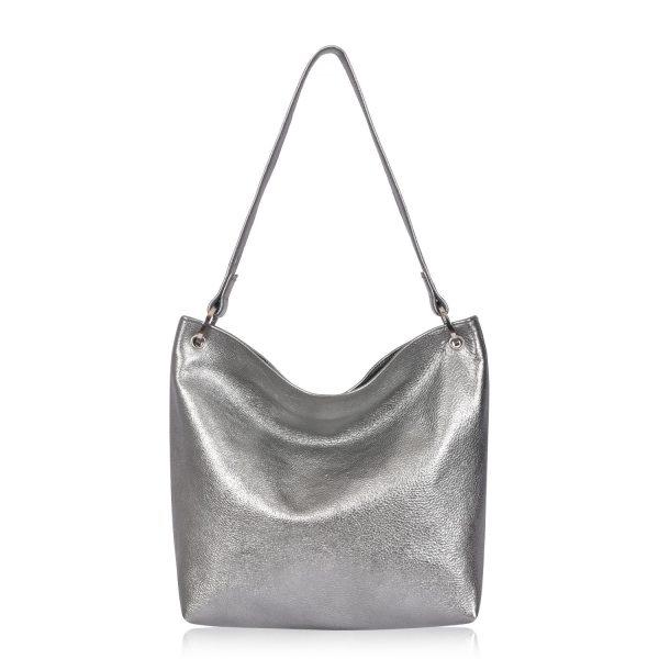 Leather Shoulder Bag Tin - Hesta - Front