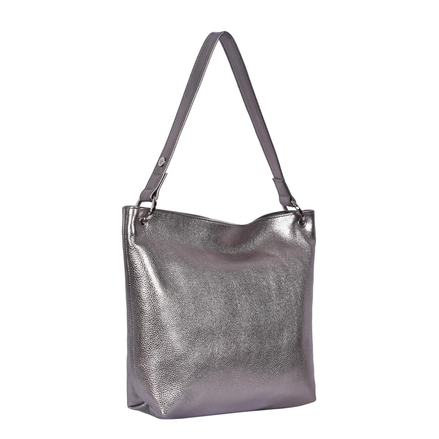 Leather Shoulder Bag Tin - Hesta - Side