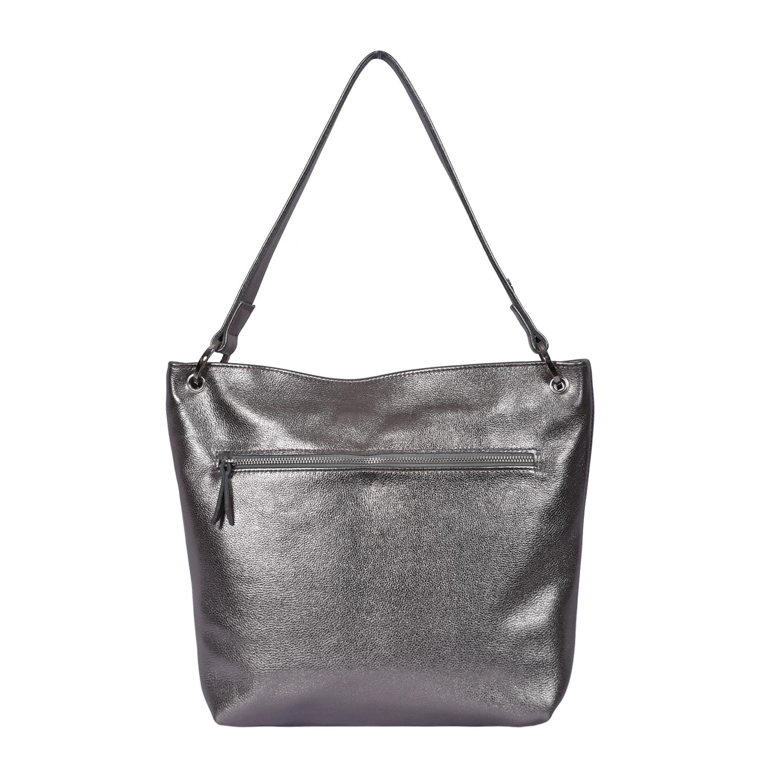 Leather Shoulder Bag Tin - Hesta - Back