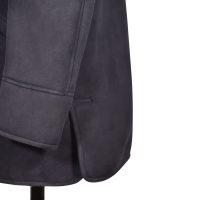 Sheepskin Classic Coat Navy Blue - Adam - Closeup