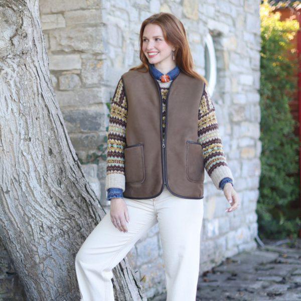 Women's Sheepskin Gilets