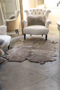 Sheepskin Swedish Quad Rug Taupe 2