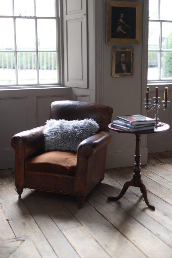 Sheepskin Cushion Yetti Pewter - Lumber - Location