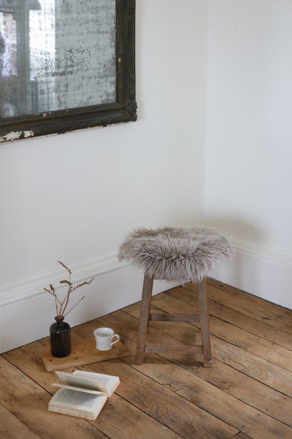 Sheepskin Seatpad Yetti Linen - Circular - Location