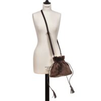 Sheepskin Drawstring Bag Justine in Brown Icelandic Shearlibng (3)