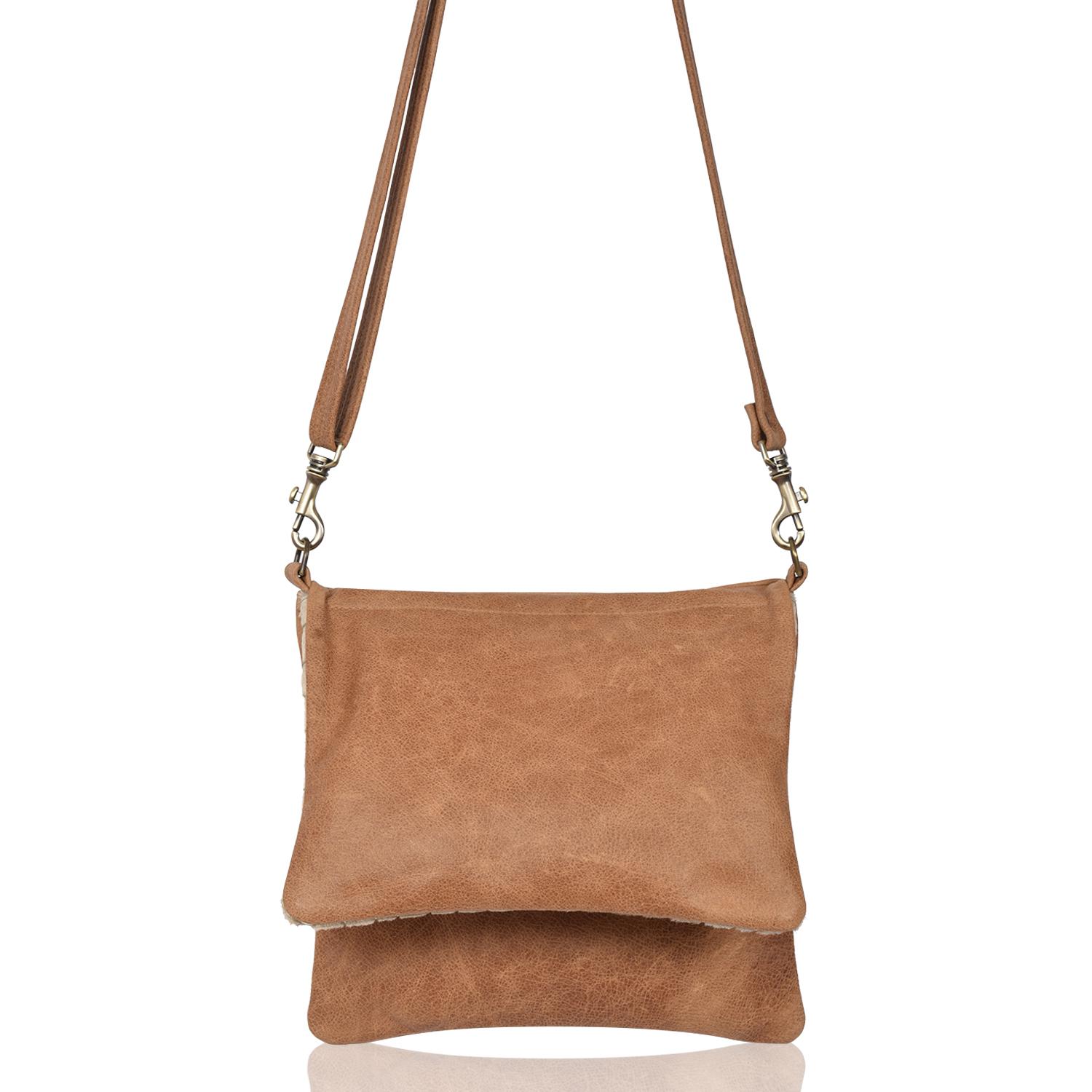 Cowhide Leather Crossbody Jasper Chippendale - Cole - Back 3