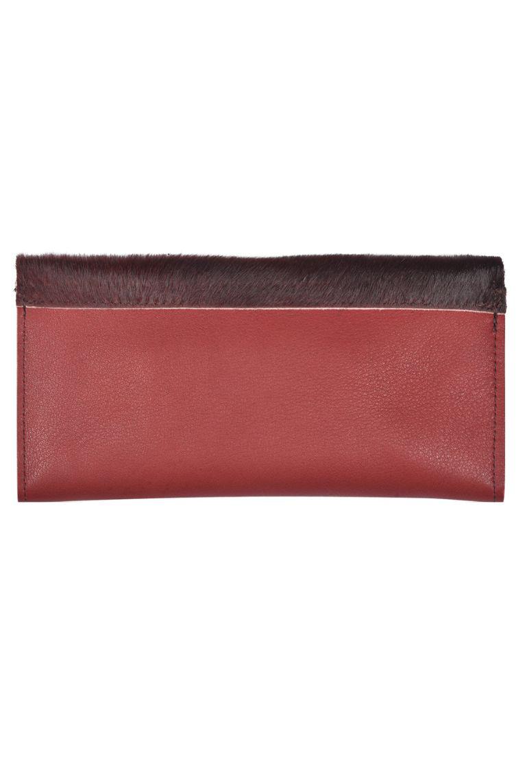 Cowhide Purse Oxblood Rugine - Large Vermont - Back
