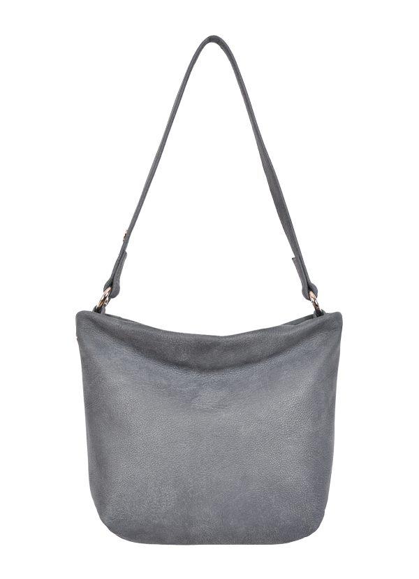 Leather Shoulder Bag Neimes Blue - Cookie - Front