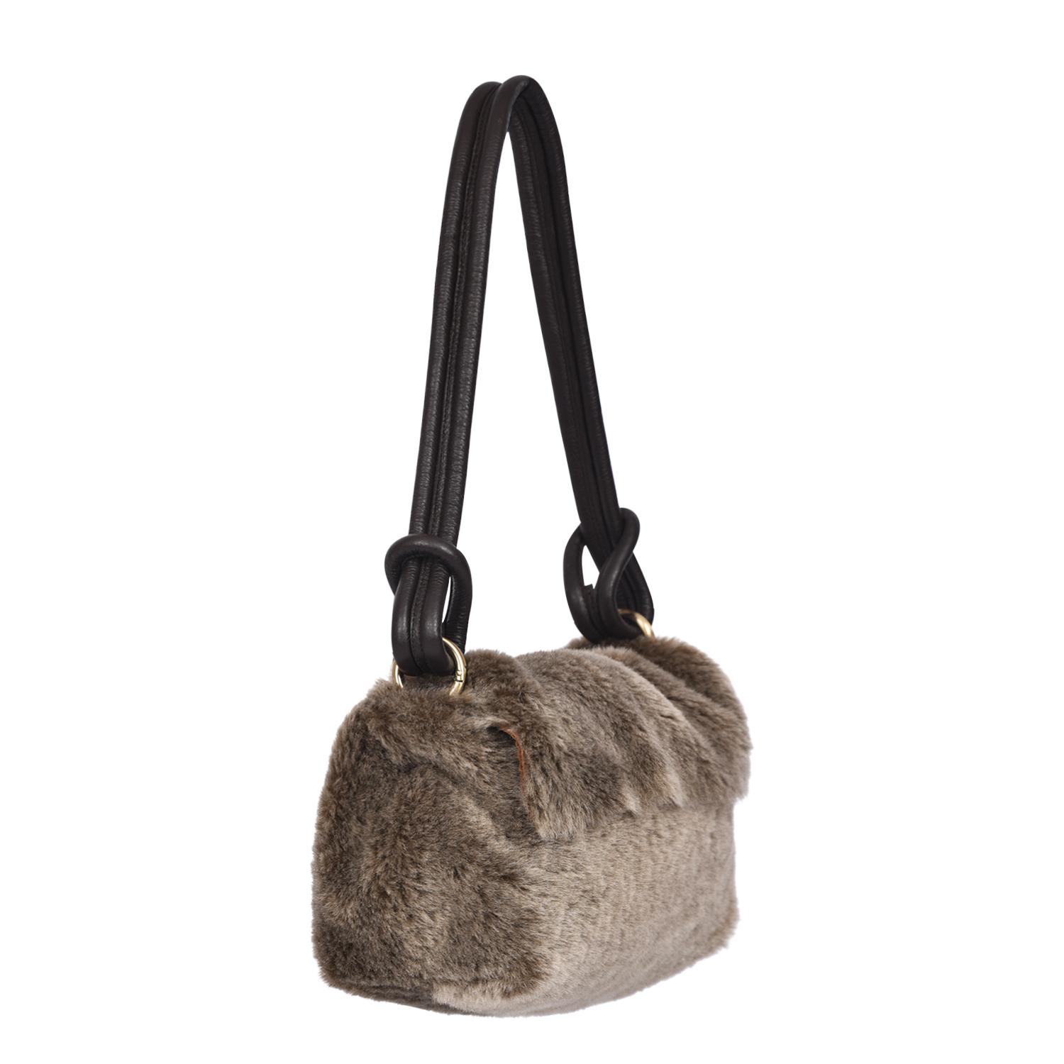 Sheepskin Shoulder Ottoman - Whitby - Side