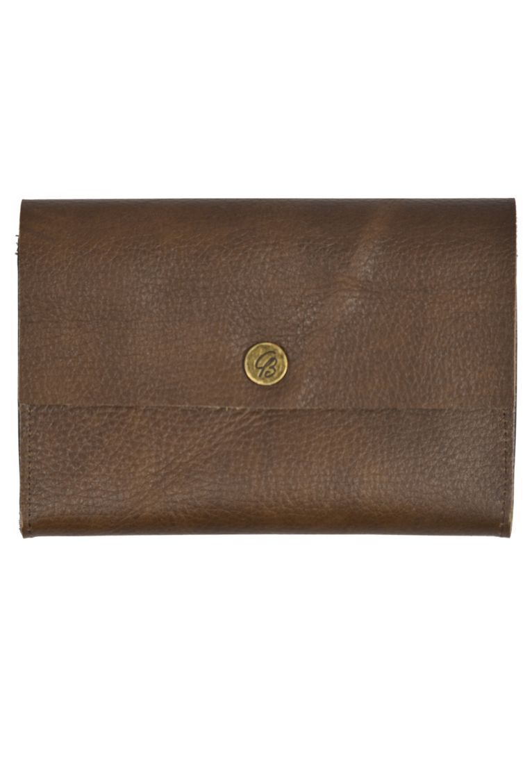 Leather Purse Earth Brown - Vermont Small - Front