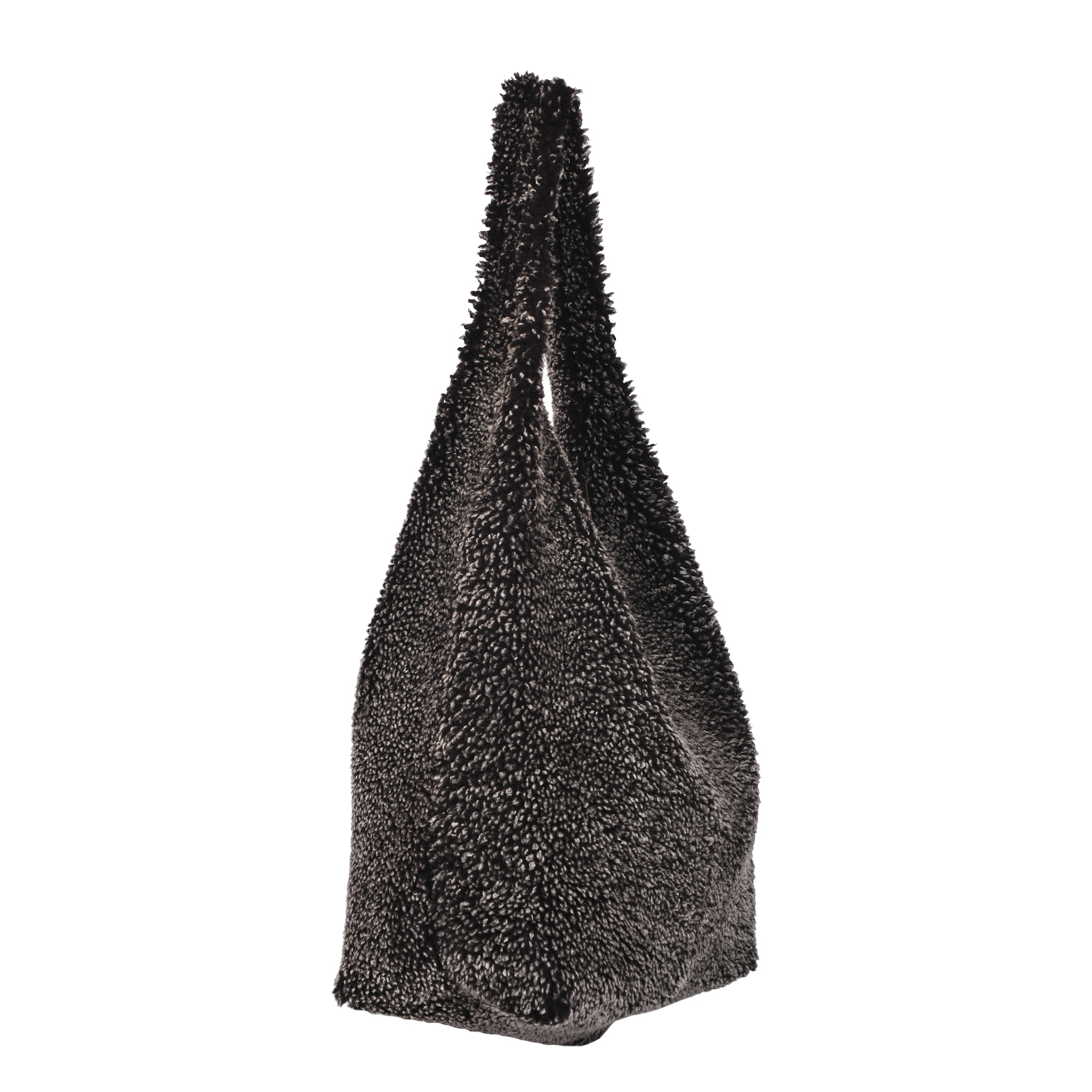 Sheepskin Shoulder Bag Brown Hurricane - Bruton - Side
