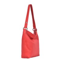 Leather Shoulder Bag Chilli - Hesta - Side