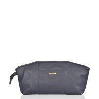 Leather Essential Bag Navy - Pugwash - Front