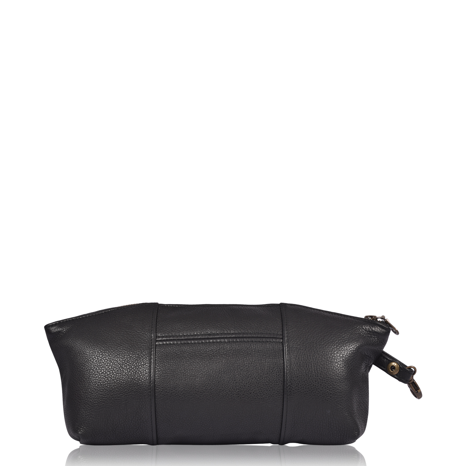 Leather Washbag Black | Pugwash | Back Leather Washbag Black - Pugwash - Back