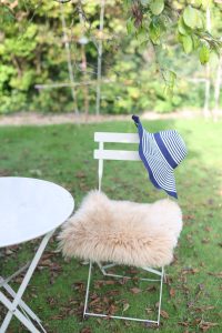 Sheepskin Luxe Caramel Seatpad - Square - Outside