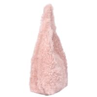 Sheepskin Shoulder Bag Blossom Pink Bruton
