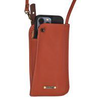 Leather Shoulder Burnt Orange Toni Closeup 3
