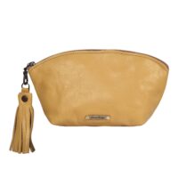 Leather boho Large with matching tassle DIJON