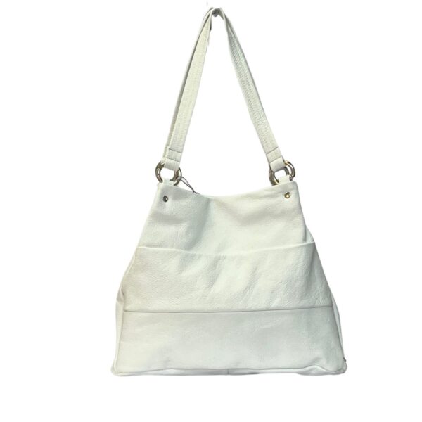 Leather Shoulder Bag Marlow Ice White by Owen Barry (4)
