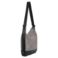 Leather-shoulder-bag-Garland vintage grey
