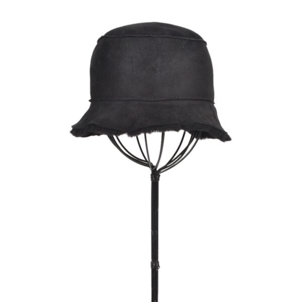 Sheepskin-Bucket-Hat-Black-Ironed