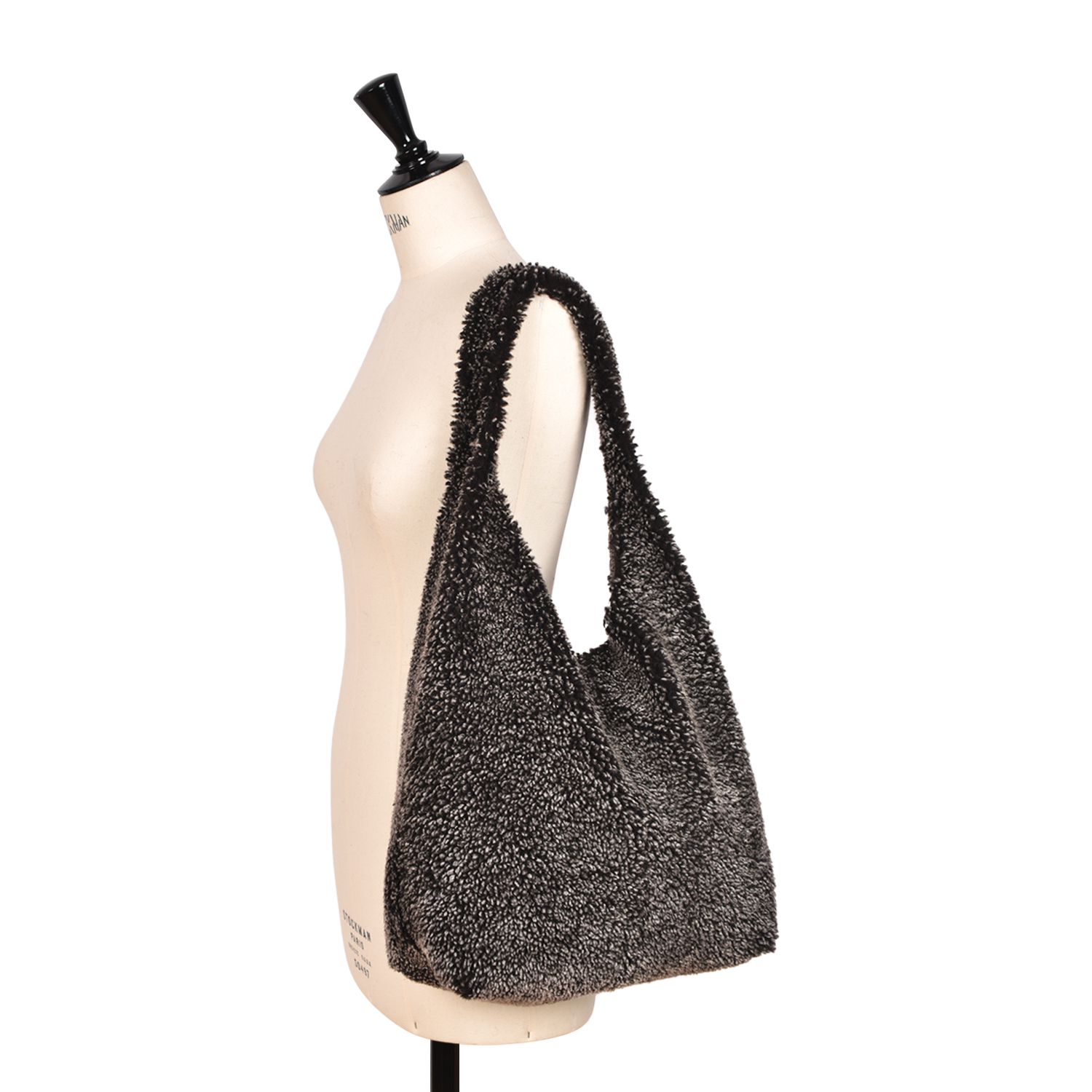 Sheepskin slouchy hobo bag Bruton Brown hurricane Sheepskin slouchy hobo bag Bruton Brown hurricane