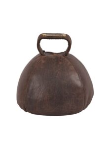 Leather Paperweight Iroko Brown