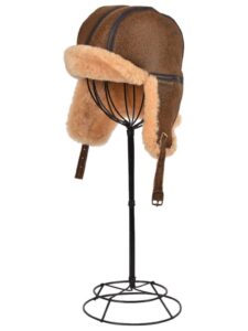 sheepskin-hat-mens-distressed-brown