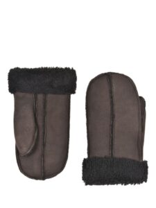 Sheepskin Mitten Ebony Brown M02 (1) Sheepskin-Mitten-Ebony-Brown-M02