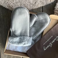 Mitten Sheepskin M01 silvergrey Nappalan