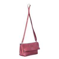 Leather Crossbody Clutch Raspberry Abbey (1)