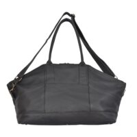 Leather Overnighter Black Nevis (4)