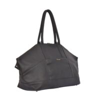 Leather Overnighter Black Nevis (6)