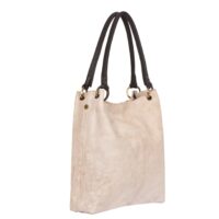 Leather Shoulder Bag Canvas Dudley