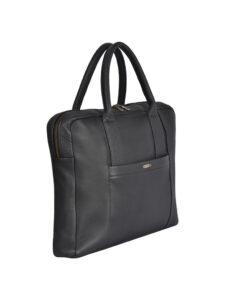 Leather Bag Black Laptop Hewitt