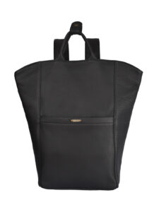 Leather Rucksack Black Snowdon