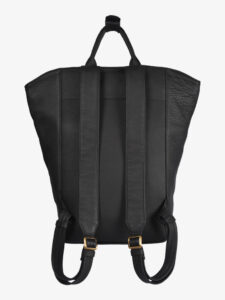 Leather Rucksack Black Snowdon